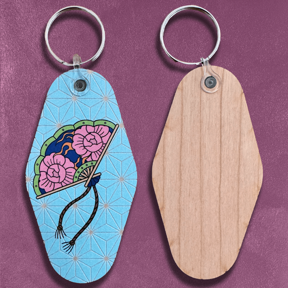 Custom Wooden Motel Keychains (USA Made) - Alchemy Merch - Make your own custom Wooden Motel Keychains (USA Made)