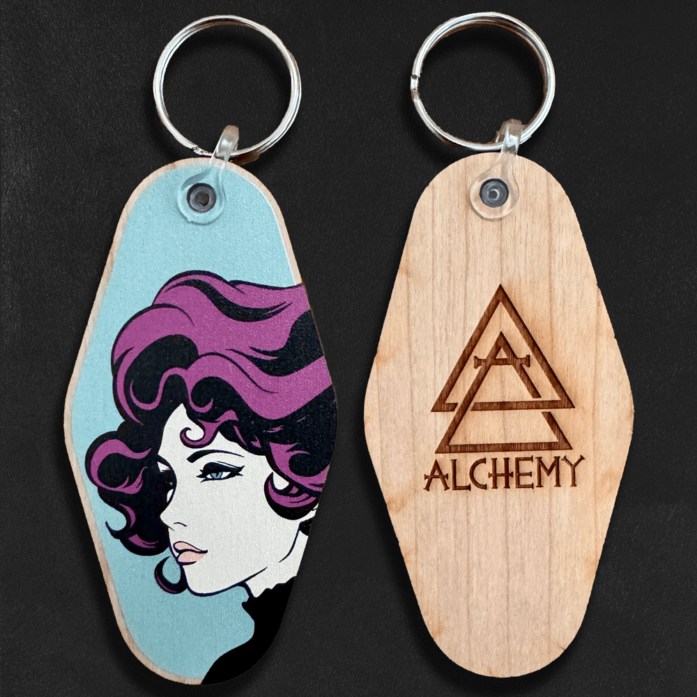 Custom Wooden Motel Keychains (USA Made) - Alchemy Merch - Make your own custom Wooden Motel Keychains (USA Made)