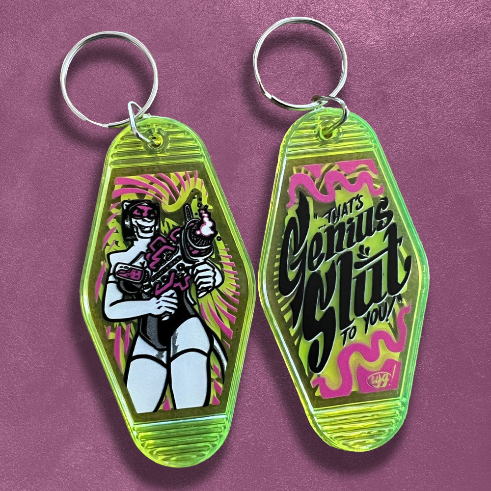 Motel Keychains - Custom UV Printed Motel Keychains