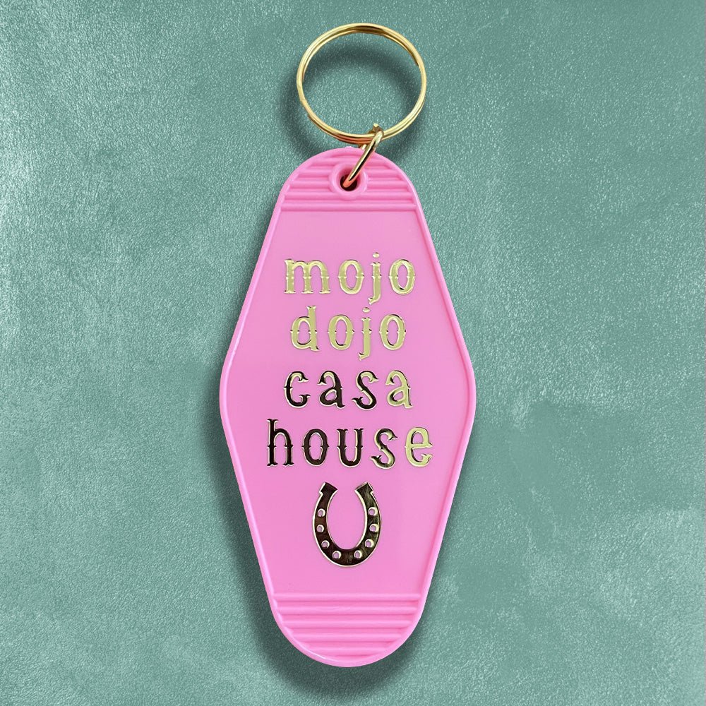 Motel Keychains - Custom Foil Embossed Motel Keychains