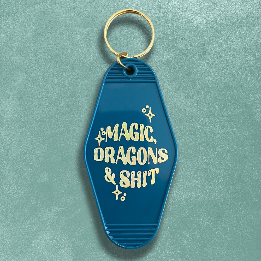Motel Keychains - Custom Foil Embossed Motel Keychains