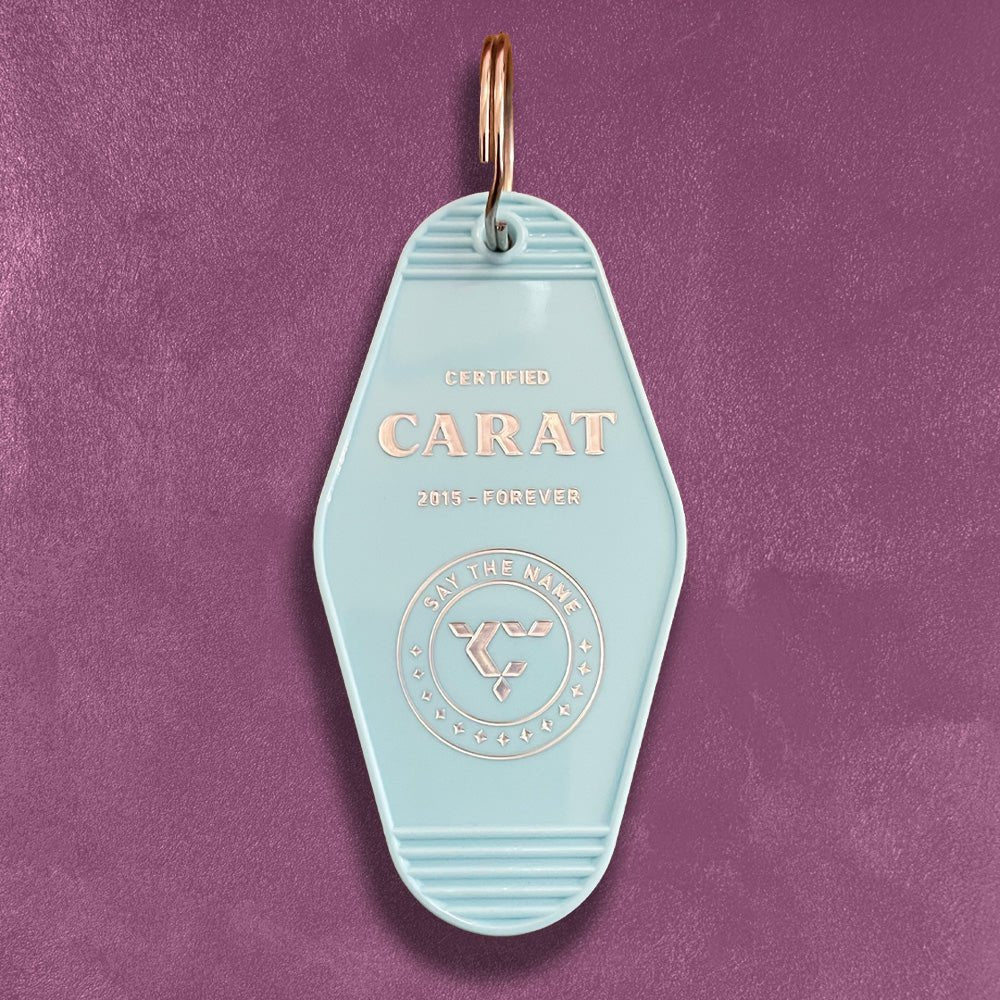 Motel Keychains - Custom Foil Embossed Motel Keychains