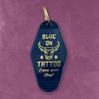 Motel Keychains - Custom Foil Embossed Motel Keychains
