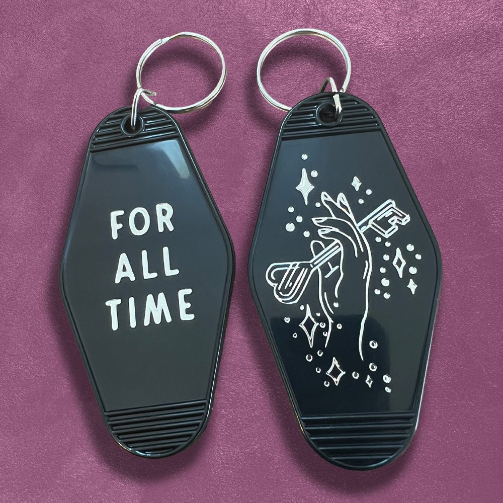 Motel Keychains - Custom Foil Embossed Motel Keychains