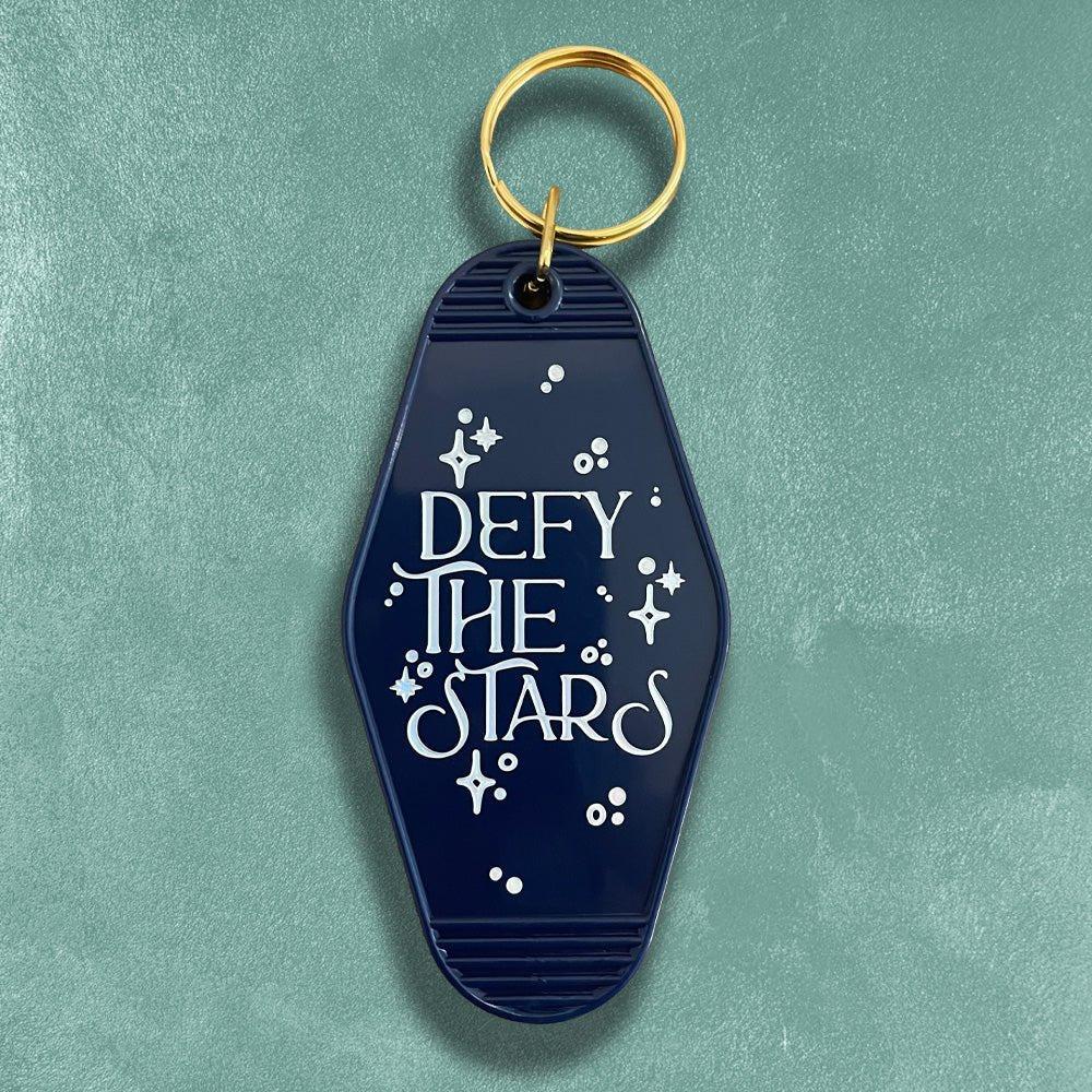 Motel Keychains - Custom Foil Embossed Motel Keychains
