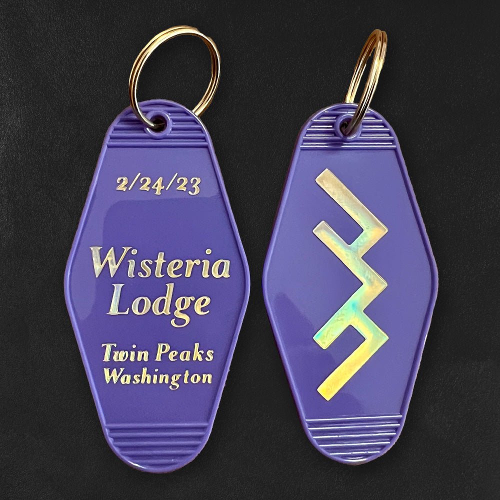 Motel Keychains - Custom Foil Embossed Motel Keychains