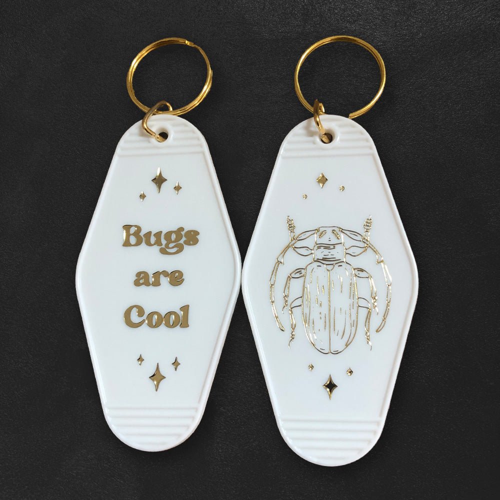 Motel Keychains - Custom Foil Embossed Motel Keychains