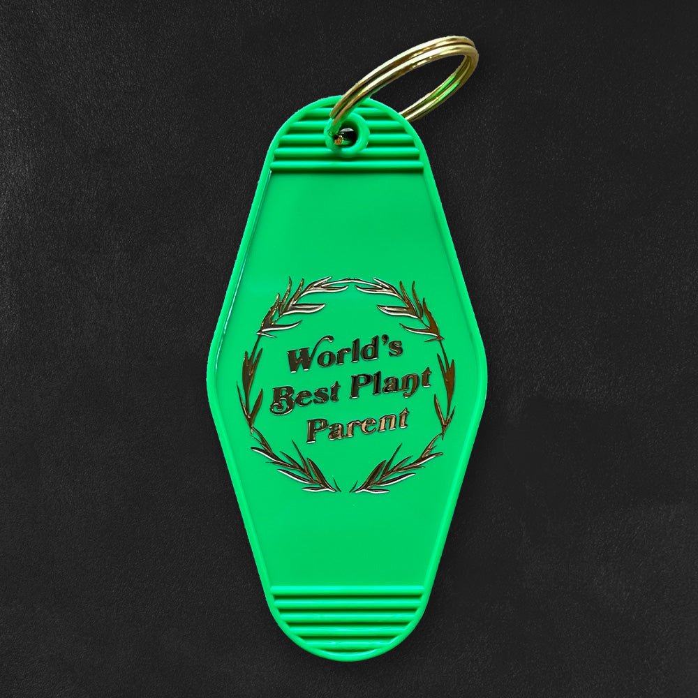 Motel Keychains - Custom Foil Embossed Motel Keychains