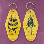 Motel Keychains - Custom UV Printed Motel Keychains