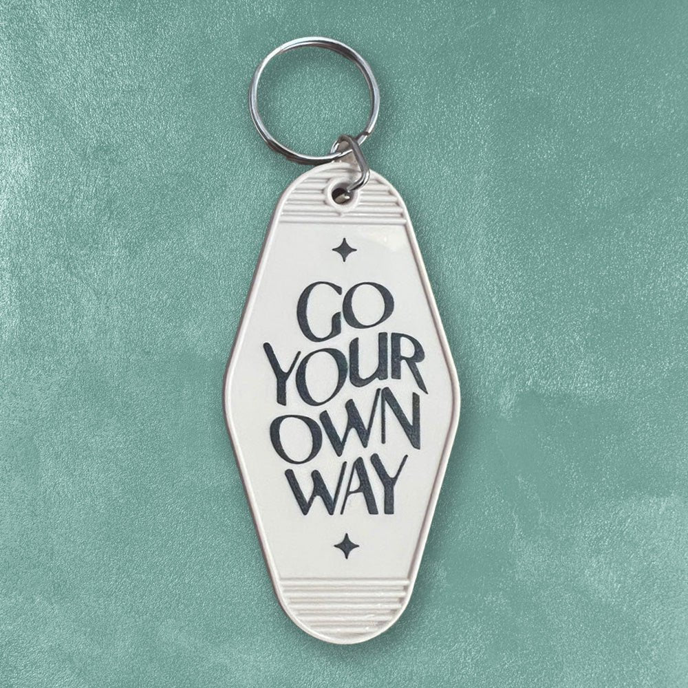 Motel Keychains - Custom UV Printed Motel Keychains