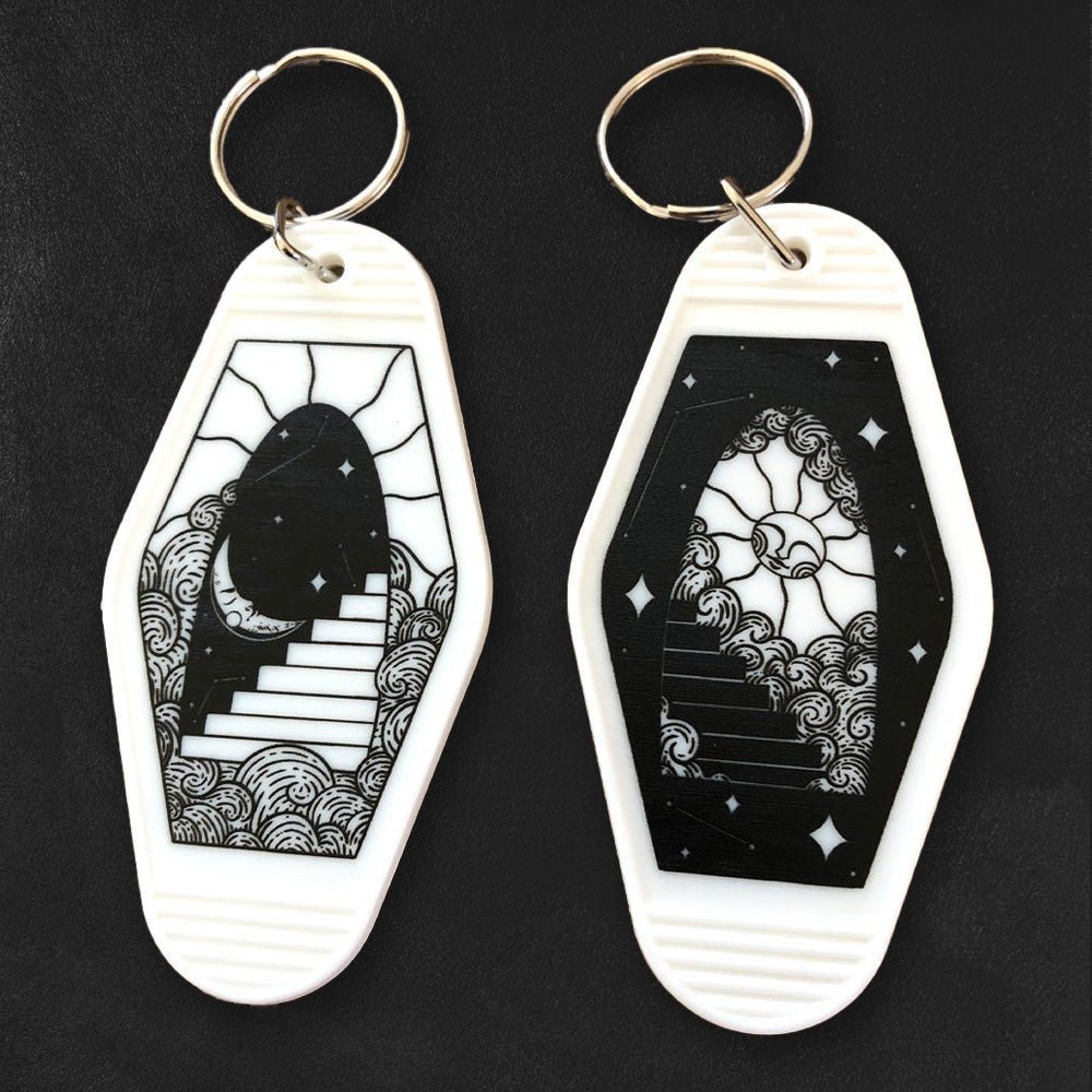 Motel Keychains - Custom UV Printed Motel Keychains