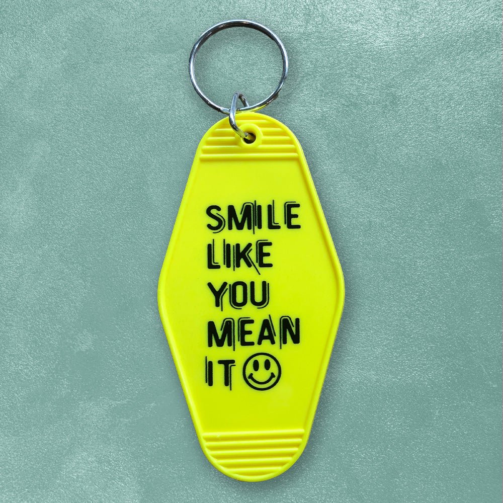 Motel Keychains - Custom UV Printed Motel Keychains
