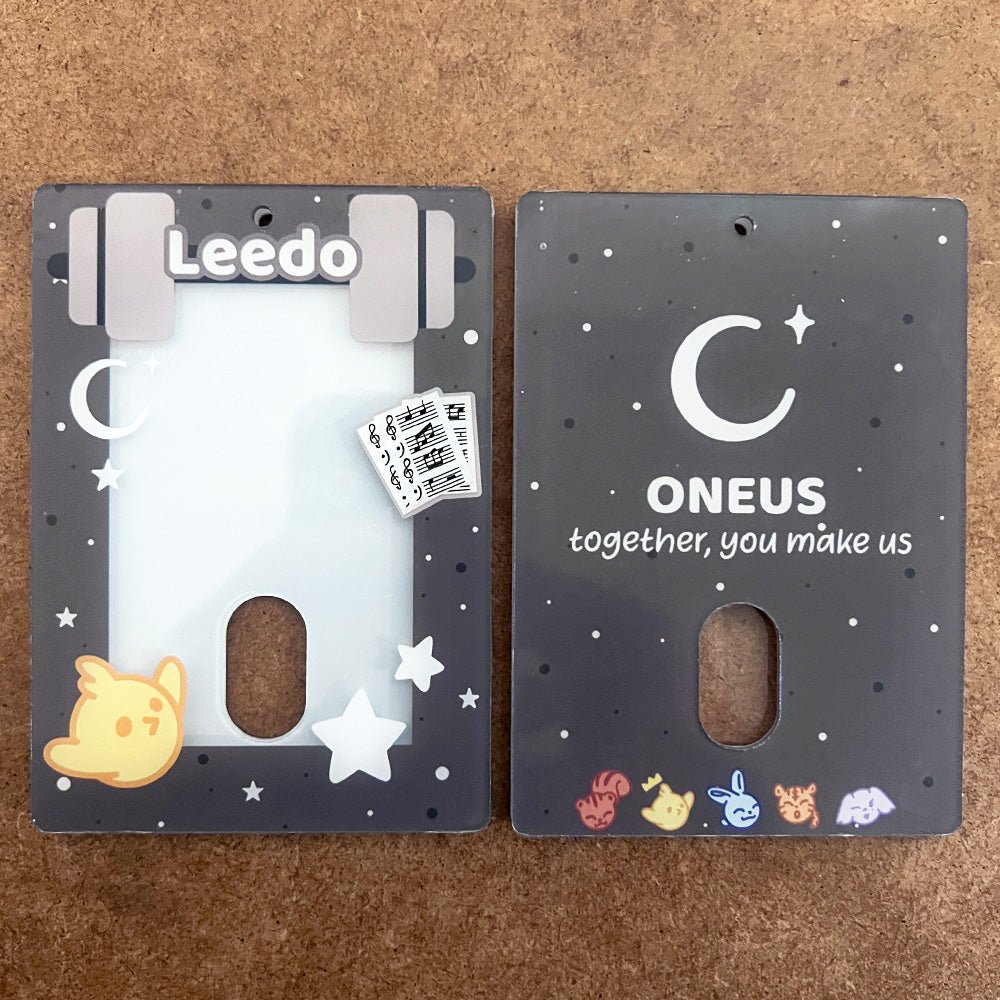 Custom Acrylic Photocard Holders - Alchemy Merch - Make your own custom Acrylic Photocard Holders - custom merchandise