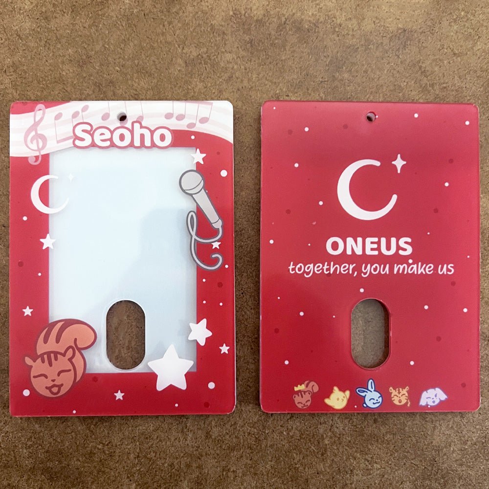 Custom Acrylic Photocard Holders - Alchemy Merch - Make your own custom Acrylic Photocard Holders - custom merchandise