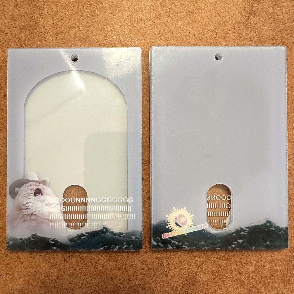 Custom Acrylic Photocard Holders - Alchemy Merch - Make your own custom Acrylic Photocard Holders - custom merchandise