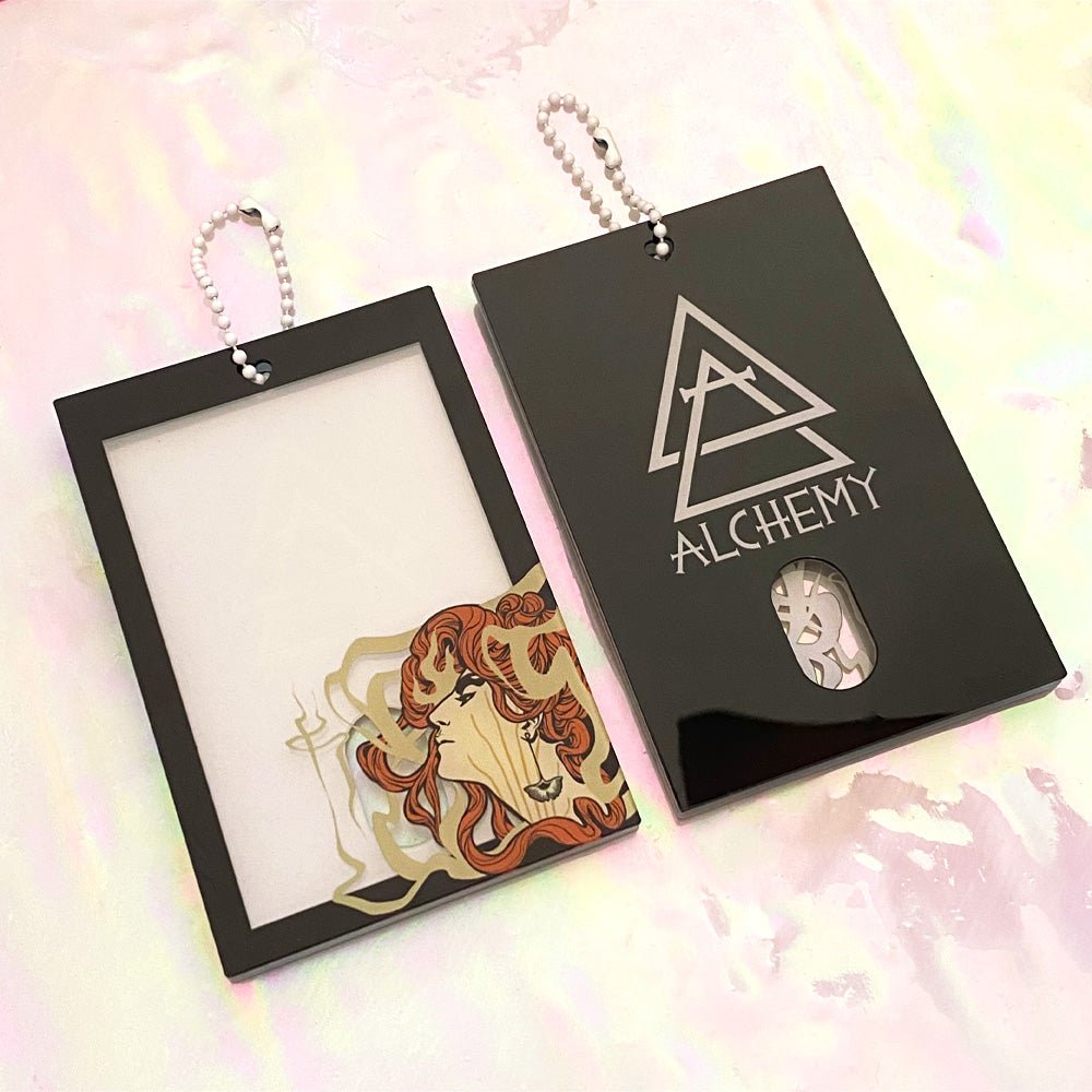 Custom Acrylic Photocard Holders - Alchemy Merch - Make your own custom Acrylic Photocard Holders - custom merchandise