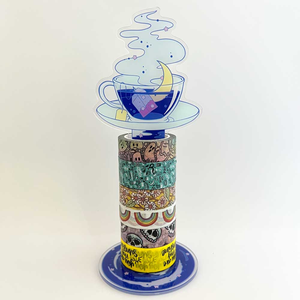 Custom Acrylic Washi Stand - Alchemy Merch - Make your own custom Acrylic Washi Stand - custom merchandise