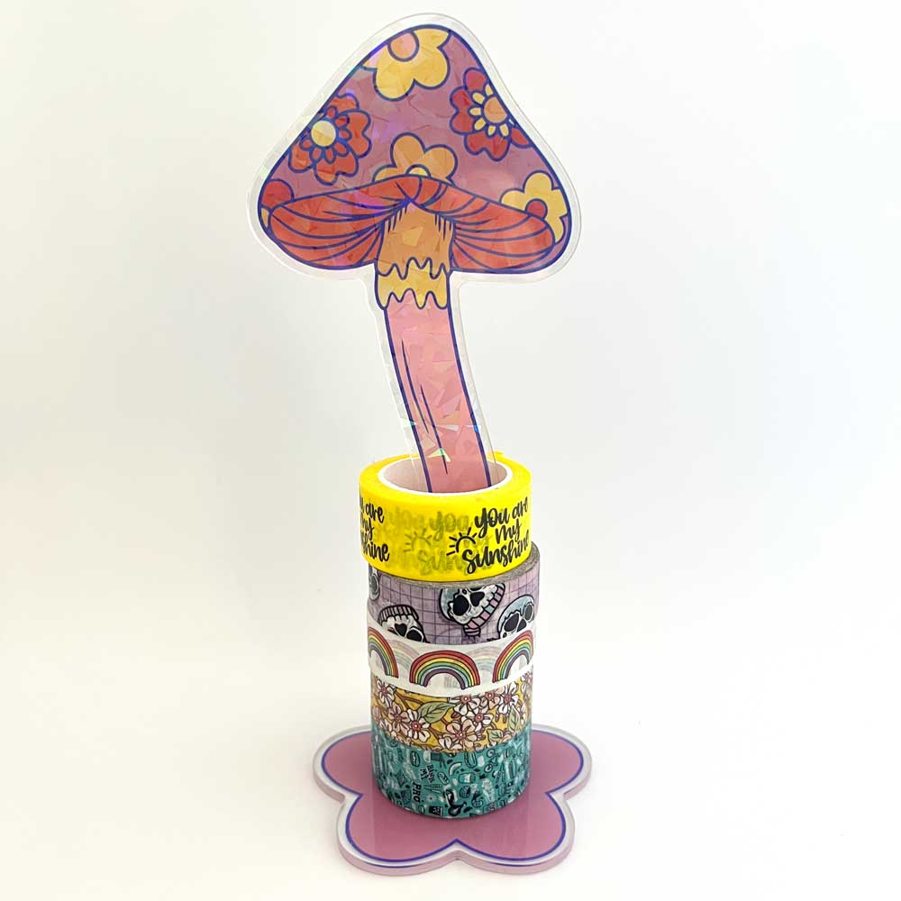 Custom Acrylic Washi Stand - Alchemy Merch - Make your own custom Acrylic Washi Stand - custom merchandise