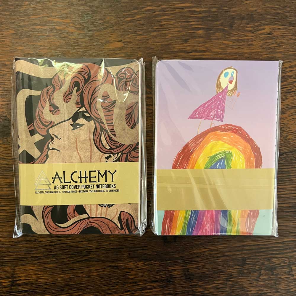 A6 Softcover Notebook Example Set - Alchemy Merch