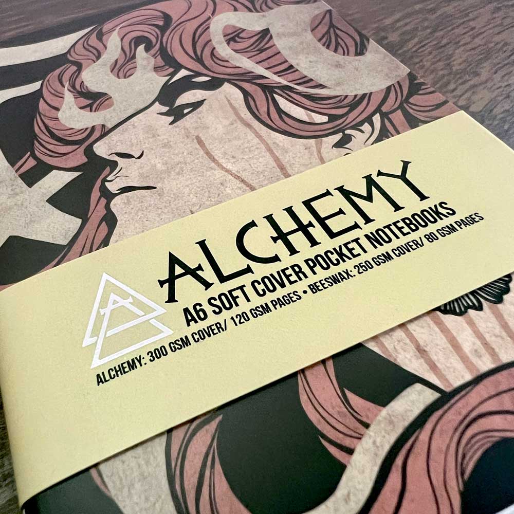 A6 Softcover Notebook Example Set - Alchemy Merch