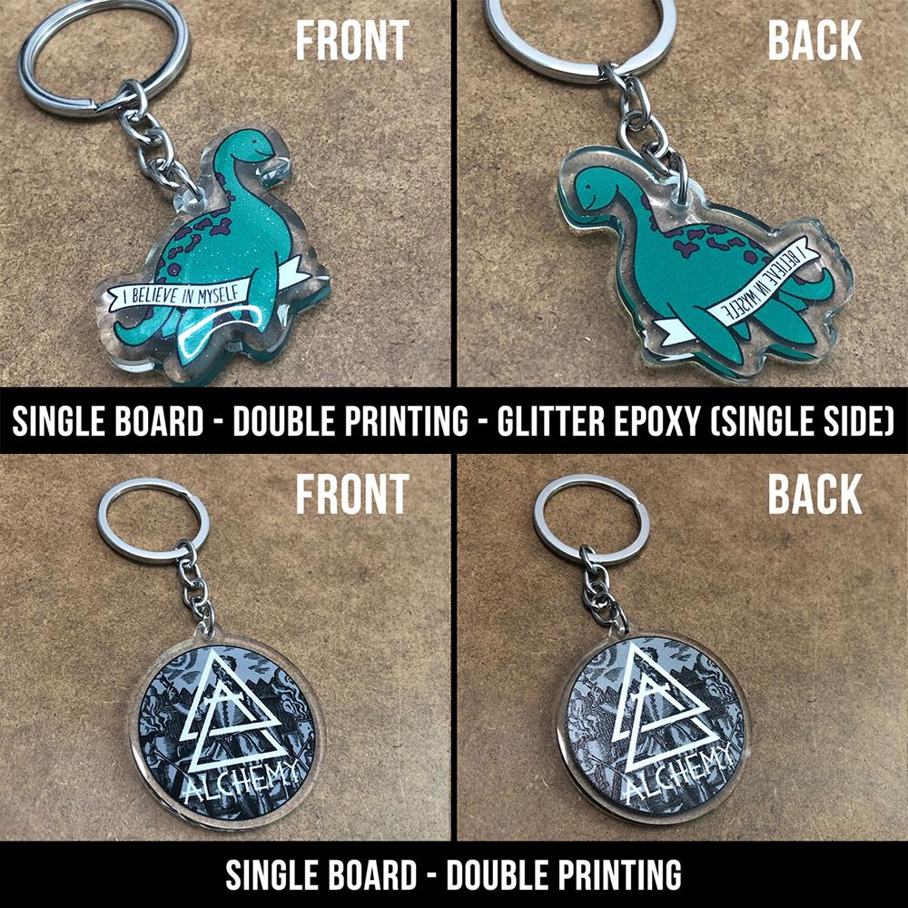 Acrylic Charms - Double Print (single or double board) - Alchemy Merch