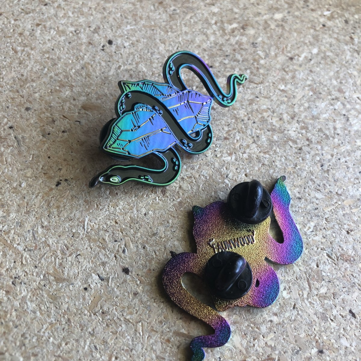 Rainbow Soft Enamel - Anodized Rainbow Plated - Alchemy Merch